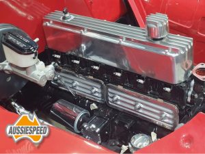 polished holden rocker cover tall