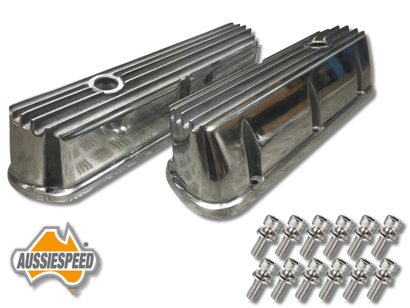 ford 351w polished roller rocker covers